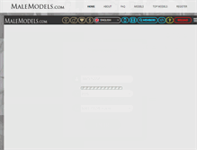 Tablet Screenshot of malemodels.com